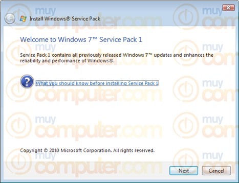 Service Pack 1 Beta for Windows 7
